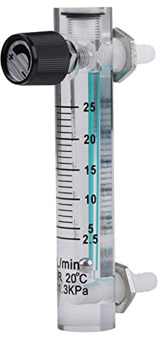 Gas Stream Meter LZQ-5 Stream Meter 2.5-25LPM Stream Meter with Oxygen/Air/Gas Control Valve