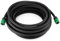 QWORK® Manguera microporosa, Manguera exudante, Manguera riego por Goteo, 15m, Negro, para riego de Jardines