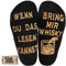 BONANGEL Bier Geschenke für Männer - Lustige Socken 'Wenn Du Das Lesen Kannst Bring Mir' - Whisky, Bier, Kaffee Motiv - Männertag und Geburtstag