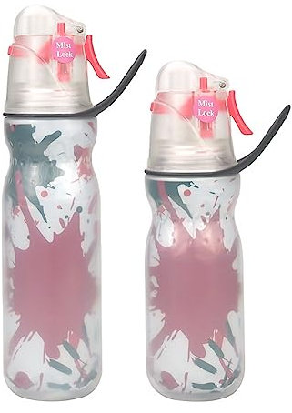 BERO Double Layer Keep Cold Spray Mug Outdoor Sports Mug Creative High Grade Gift Vacuum Insulated Water Bottle Reusable Mugs-5||470ml