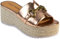 CHATTAWAK Femme 18HCHLOEROSEGOLD40 Sandale à Talon, Rose Gold, 40 EU