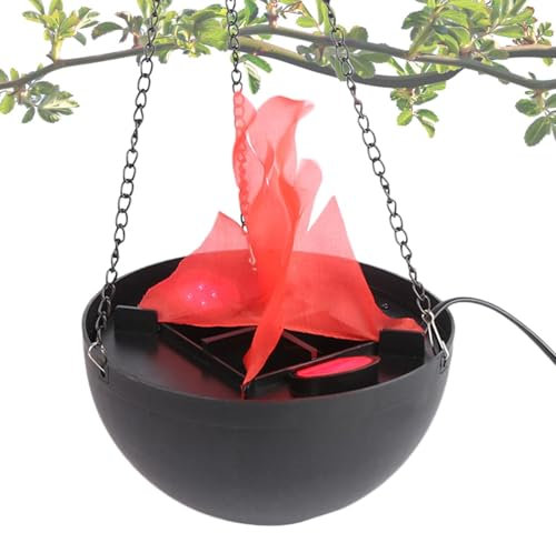 Lumières flammes pour Halloween | Lampe murale LED | Faux feu lumineux mural, éclairage d'ambiance de flamme, brasero électronique vacillante