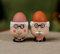 Marco Paul Eierbecher-Set, Oma und Opa, gesund, witzig, Küchenzubehör, Neuheit, Heimdekoration, Eierhalter, dekoratives Wohnaccessoire, 6 cm x 5,2 cm