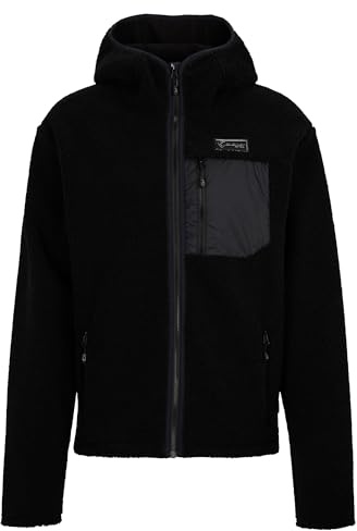 Ziener Herren Juha-z High-Loft Fleece Jacke, Midlayer | Kapuze (1er Pack)