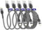 Short iPhone Charging Cable [5Pack/15CM+30CM+30CM+50CM+1M] USB-A to Light-ning Charging Cable Charging & Data Sync Nylon Braided Short Fast Charger Cord for iPhone 14 13 12 11 Plus Pro Max Xs Xr X 8 7