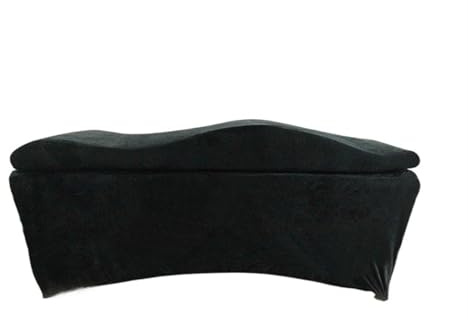 DJSKLDF Gebogene Matratze Gebogene Betten Memory Foam Curved Topper Matratze Bettbezug(Black)