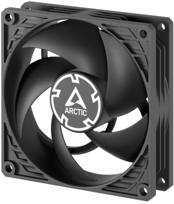 ARCTIC P9 Silent - PC Lüfter, 92 mm, besonders leise (Generalüberholt) | Gehäuselüfter, Optimiert für statischen Druck, Quasi lautloser Lüftermotor, 1900 rpm, Case Fan