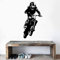 NSRJDSYT Adesivo murale per Moto da Cross per la Decorazione della casa e del Garage Rimovibile 57x107cm