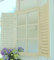 windschief-living Landhaus Spiegel, Wandspiegel BILLUND mit Fensterläden im Shabby Chic