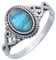 Ring Silber Damen Labradorit Edelstein blau ausgefallen verspielt