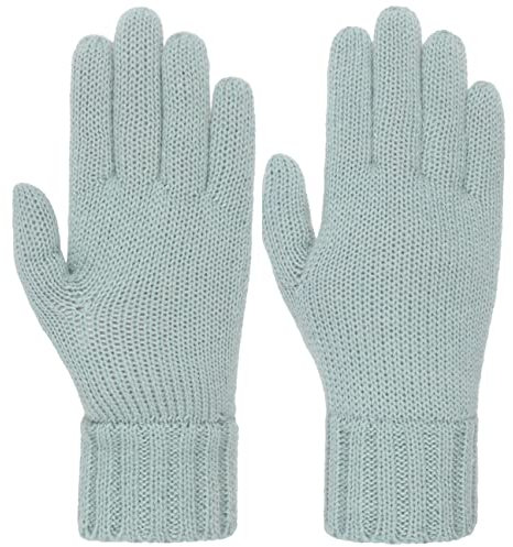 Seeberger Liva Feinstrick Fingerhandschuhe Strickhandschuhe Damenhandschuhe (One Size - mint)