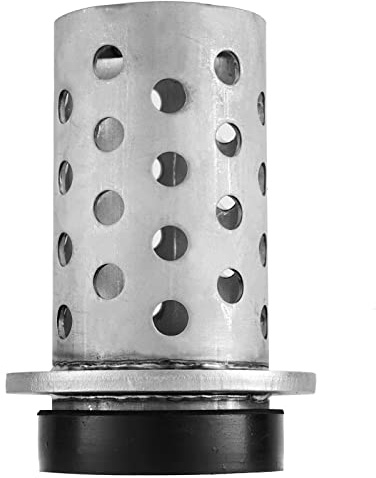 DZQ 2.5 x 5 Perforated Casting Flask with Rubber Sprue Base