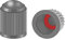 CGEAMDY 30 Stück Ventilkappen Auto, Fahrrad Ventilkappen Mit Dichtung, Universal-Reifenventildeckel, Reifenventildeckel aus Kunststoff, Stabilen Reifendruck für Auto, PKW, SUV, Motorrad (Grau)