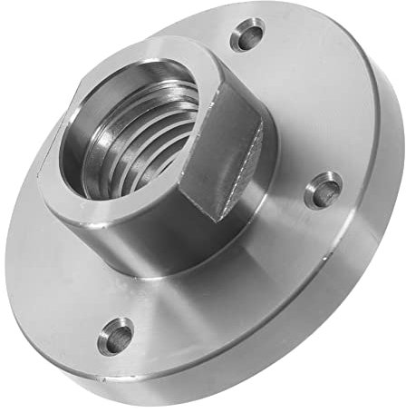 BUGUUYO Tornio Chuck Mandrino Frontale in Acciaio Per Tornio Di Legno Accessori Per Tornio Strumenti Per La Lavorazione Legno Adattatore Per Mandrino Tornio Utensili Tornio Mini Backplane