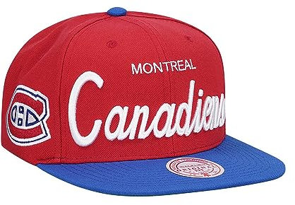 Mitchell & Ness Montreal Canadiens Vintage Script Snapback Cap