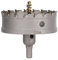 Vearter 95mm Hartmetall Lochsäge, TCT Lochbohrer Bohrer mit Zentrierbohrer, Hartmetallbohrer für Metall, Edelstahl, Baustahl, Aluminium, Kupfer, Eisen, Kunststoff, Glasfaser