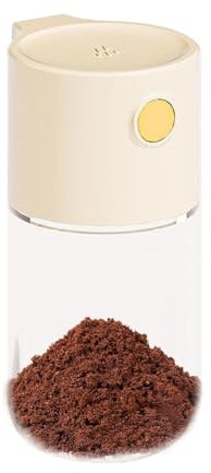 Measuring Seasoning Bottle,Salt and Pepper | Precise Quantitative Type Dispenser, Transparent Bottle, Measuring Seasoning Dispenser with Lid, for Cooking, Camp, BBQ