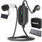 Câble de Charge Schuko Type 2 3,7 KW, 16 A 5 m, Station de Charge EV Portable, câble de Charge de Voiture, Chargeur EV Portable, Chargeur EV Type 2 pour Voiture électrique et Hybride - Noir