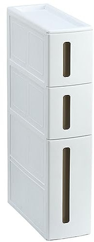 GODFSAHG Schmaler Badezimmer-Aufbewahrungsschrank, freistehender Badezimmerschrank, Badezimmer-Aufbewahrungseinheit mit Schubladen, für Wohnzimmer, Esszimmer, Küche