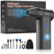 Aria-Compressa-Spray-Elettrico 150000 Giri/Min Air Duster, Rimuovi Polvere Aria Compressa con Batteria da 8000 mAh, Mini Soffiatore Portatile a 3 Velocità per la Pulizia del PC, Tastiera, Auto, Divano