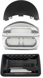 Façade d'autoradio pour Opel pour Combo pour Corsa pour Tigra 2001-2011 Kit De Montage pour Tableau De Bord avec Adaptateur pour Autoradio Android(Only Frame)