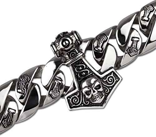 Thors Hammer Panzerarmband aus Edelstahl (21)