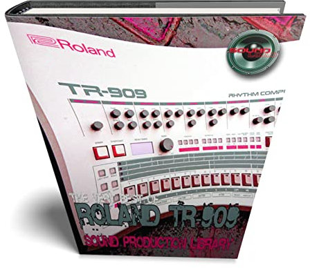 for ROLAND TR-909 Analog Rhythm Composer - Large unique original Samples/Loops Studio Library