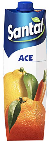 SANTAL 12 Confezioni succhi di frutta 100% succo tetra ace 1l
