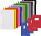 12 Brunnen Schnellhefter A4 farbig sortiert PP-Folie glasklares Deckblatt (12 Farben) (13 + 4 | A4 + A5)