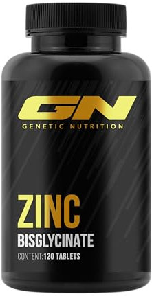 GN Laboratories Zink Bisglycinate – 120 Tabletten - HOCHDOSIERTE ZINK BISGLYCINAT-FORMEL – Vegan, Ohne Zusatzstoffe - 25 mg pro Dosis - Made in Germany
