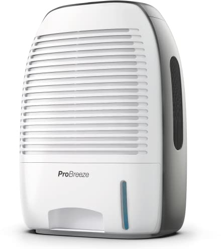 Premium 1500ml Luftentfeuchter von Pro Breeze - elektrisch und energieeffizienter Lufttrockner gegen Feuchtigkeit, Schimmel, Dunst im Haus, Küche, Schlafzimmer, Wohnwagen, Büro, Garage & Keller