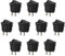 Thlevel 10pcs Mini Rotondo Interruttore A Bilanciere 10A/125V 6A/250V per Auto Barche Elettrodomestici