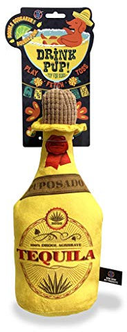 Bow Wow Pet Tequila Hundespielzeug, Quietschendes Plüsch, einteilig, für Haustiere, Zähne (97677)
