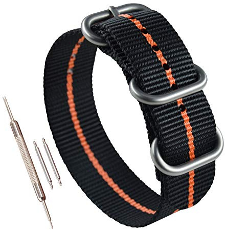 MZBUTIQ Uhrenarmband Nylon Watch Straps (18 19 20 21 22 23 24mm)