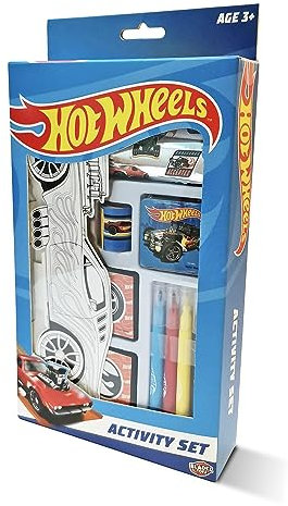 Hot Wheels Kreativset Auto basteln + Stifte