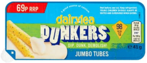 Dairylea Dunkers Jumbo Tubes Cheese Snack 41g x 15