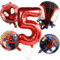 Geburtstagsdeko Kinder 5 Jahre, Folienballon Geburtstag, Luftballons Kindergeburtstag, Geburtstag Luftballon 5 Jahre, Ballons Geburtstag, für Jungen und Mädchen Geburtstagsfeier Dekoration