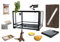 M&S Reptilien Komplettset: Für kleinere Nattern (100x50x50cm) (Änderung) Terrarium mit ReptiZoo Glas-Terrarium 91,5x46x46 cm (Wird verschickt) RK0119