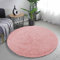 Aspire Homeware Tapis rond antidérapant pour salon, chambre à coucher - 120 x 120 cm - Moderne super doux et épais - Ne perd pas ses poils - Rose