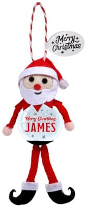 Personalised Snowglobe tree decoration (James)