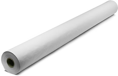 Venuscello® Banquet Roll 100M | White Paper Banqueting Roll for Wedding Buffet Dinner Home Large Disposable Table Paper Cloth Cover