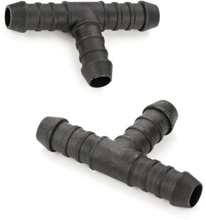 LST 2x Polyamid T-Stück Kraftstoffleitung PA-Schlauch Benzin ölbeständig 12 mm