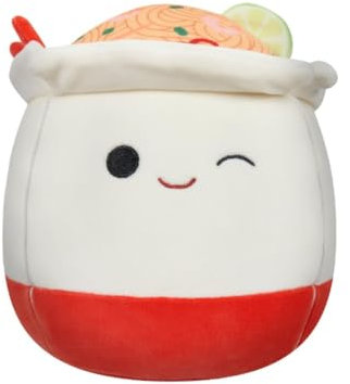 Squishmallows 19,1 cm Plüsch – Daley the Takeout Nudeln, Black, (SQCR04126)