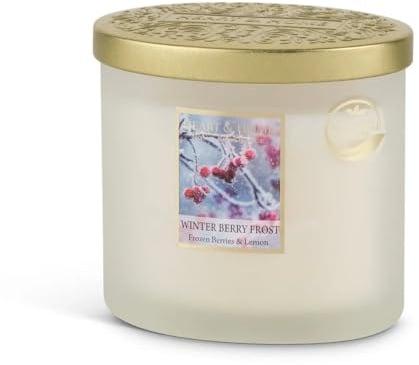 Heart & Home Kerze mit 2 Dochten (Winter Berry Frost)