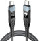 Cable USB C Vers USB C 2M,Cable USB C 100W Câble USB C Charge Rapide 5A PD3.0,Cordon USB C Tressé Pour iPhone 15/15 Plus/15 Pro/15 Pro Max/MacBook Pro/Air, Samsung Galaxy S24/S23,iPad, MacBook