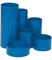 MAUL Stiftehalter MAULtubo Recycling Ø15x12,5 cm | Schreibtisch Organizer mit 6 Köchern | Büro Organizer für Stifte, Kugelschreiber, Pinsel und Schere | Stilvoller Stifte Organizer | Blau