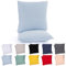 Lotusein Kissenbezug 40x40 cm (2er Set) - Blau - 100% Jersey Baumwolle 175 g/qm Kissenbezüge - Kissenhülle für Kissen mit Reißverschluss - Oeko-Tex Zertifiziert