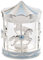 Widdop Bambino Silver Plated Carousel Money Box for Newborn, Christening, Children - Kids Money Box