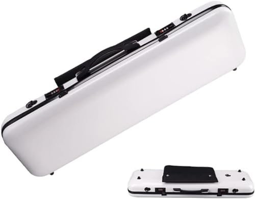 Geigenkoffer Geige Koffer 4/4 Full Size Violinkoffer Hartschalen Karbonfaser Geigenkasten Mit Hygrometer Wasserfest Feuchtigkeitsdicht Geigenzubehör (Color : Style 3)