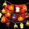 DJLLA Halloween Lights: 3M, 20 LED, Battery Operated, Indoor/Outdoor, Cute, Party Decorations for Yard, Patio, Garden